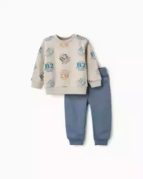 Комплект спортивной одежды для мальчика с мотивом Zippy, синий