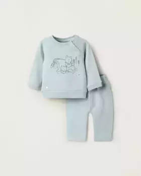 Комплект спортивной одежды с покрытием на тему Винни-Пуха для мальчика Zippy, светло-голубой