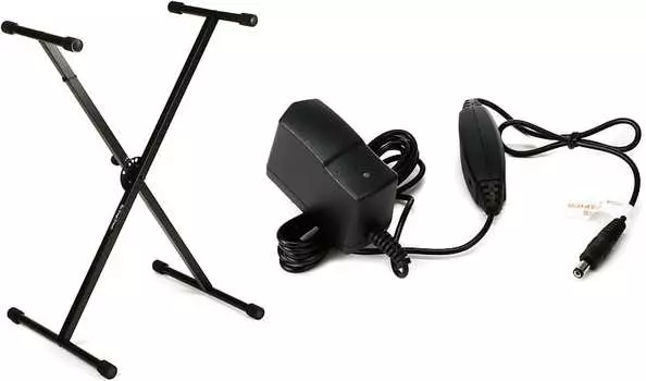 Комплект стойки On-Stage KS7190 Classic Single-X с блоком питания Roland PSA-120S 9 В, 500 мА Roland + On-Stage PSA-120S2=1 KS7190=1