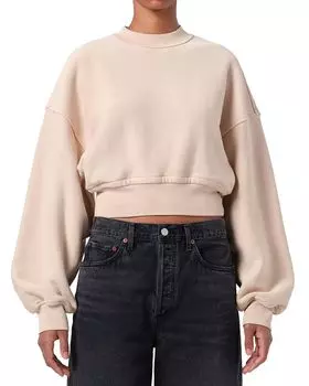 Комплект суженного свитера с круглым вырезом AGOLDE, розовый