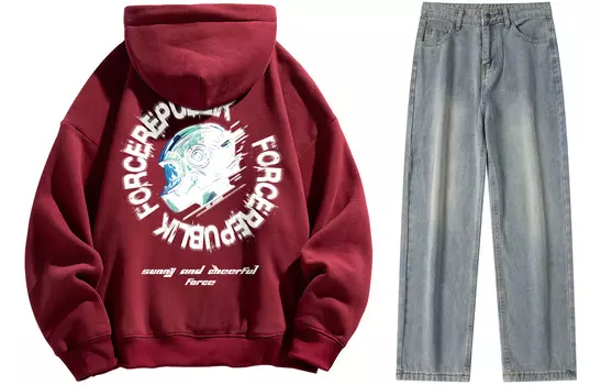 Комплект свитшотов унисекс Forcerepublik