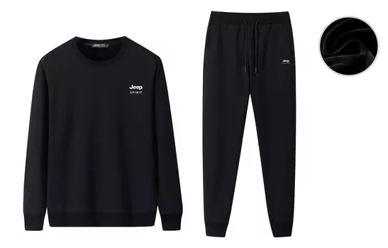 Комплект свитшотов унисекс JEEP SPIRIT, серый