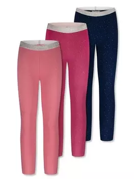 Комплект термолеггинсов Salt and Pepper Unique, 3 предмета, розовый/синий