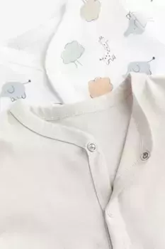 Комплект трехфутовых пижам H&M, серый
