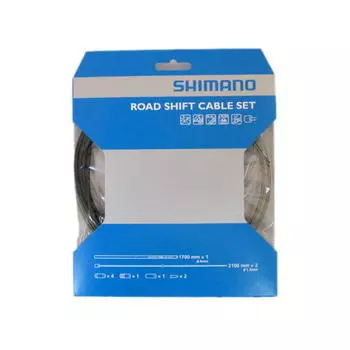 Комплект тросов переключения SP41 черный SHIMANO, черный / черный / черный