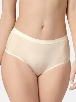 Комплект трусиков с высокой талией, 4 шт., вау, комфорт Sloggi, бежевый