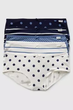Комплект трусов Gap, 5 предметов, мультиколор