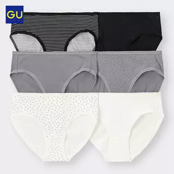 Комплект трусов GU Excellent, синий / салатовый, 6 штук