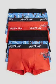 Комплект трусов H&M Kids Spider-Man, 5 предметов, мультиколор
