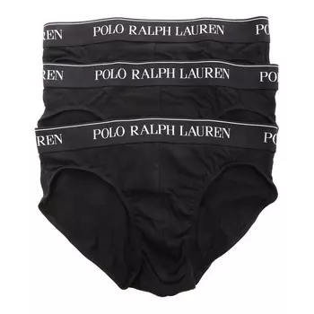 Комплект трусов Polo Ralph Lauren Logo Band, 3 предмета, черный