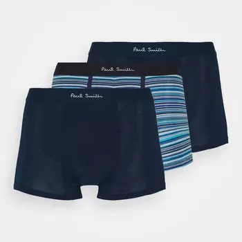 Комплект трусов-шорт Paul Smith Men Trunk, 3 предмета, темно-синий