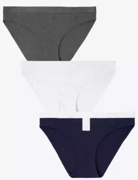 Комплект трусов U.S. Polo Assn 3pk Assorted Ribbed, 3 шт.