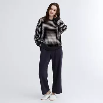Комплект UNIQLO ультраэластичный с длиннми рукавами, черный