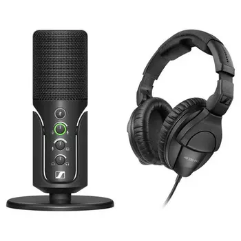 Комплект USB-конденсаторного микрофона Sennheiser Profile с Настольной Подставкой и Наушниками