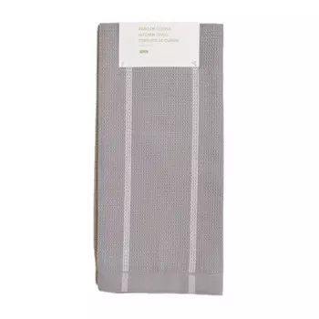 Комплект вафельных кухонных полотенец Zara Home, 2 предмета, серый/бежевый