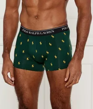 Комплект зеленых боксеров Polo Ralph Lauren, 3 штуки