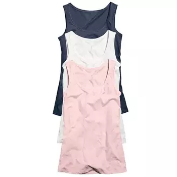 Комплект женских майок без рукавов Ellos больших размеров (3 шт.), темно-синий