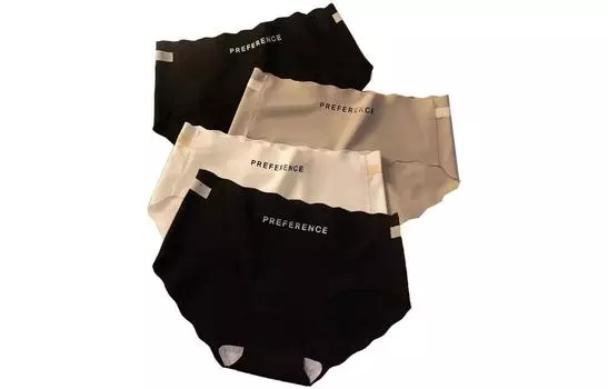 Комплект женских трусов, 4 пары MIIOW, 4 Pack (2 White+2 Gray)