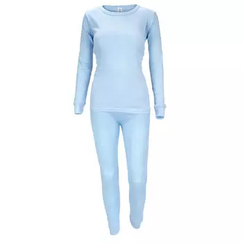 Комплект женского термобелья | Майка + трусы | Внутренний флис | Светло-синий BLACK SNAKE, цвет blau