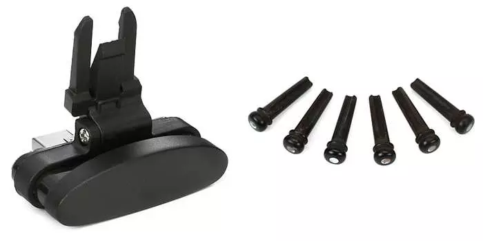 Комплект звукоснимателей Taylor ES-Go GS Mini Acoustic Soundhole с бриджевыми штифтами Taylor Ebony и точками Abalone 84022=1 7251=1