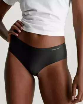 Комплекты из 3 трусиков-хипстеров - Invisibles Micro Calvin Klein, черный