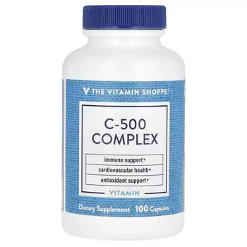 Комплекс C-500, 100 капсул The Vitamin Shoppe