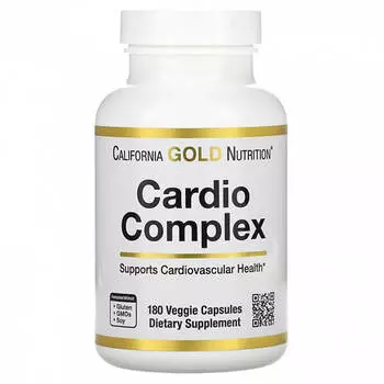 Комплекс для здоровья сердца California Gold Nutrition, 180 капсул