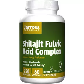 Комплекс фульвокислот Jarrow Formulas Shilajit, 60 веганских капсул