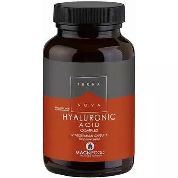 Комплекс гиалуроновой кислоты, 50 вегетарианских капсул, Terranova