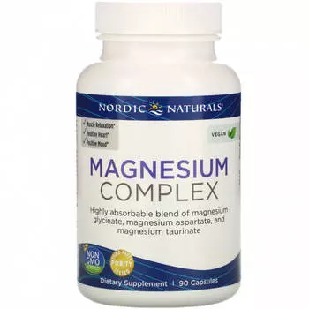 Комплекс магния Nordic Naturals Magnesium, 90 капсул