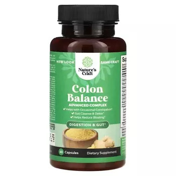 Комплекс Nature's Craft Colon Balance усовершенствованный, 60 капсул