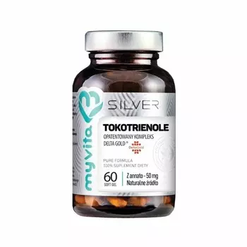 Комплекс токотриенола витамина Е Deltagold с аннато 50 мг 60 капсул, Myvita Silver
