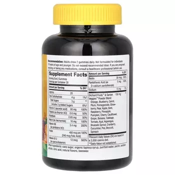 Комплекс витаминов группы B Nature's Way с добавлением манго, 60 жевательных таблеток