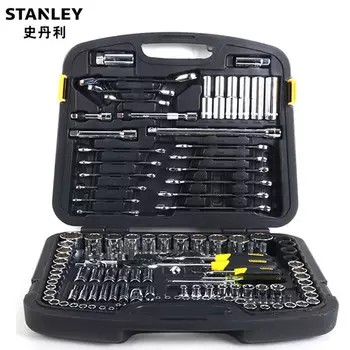 Комплексный набор инструментов для ремонта STANLEY, 150 предметов, набор головок для ремонта авторемонтных машин 94-181-1-22, в наличии