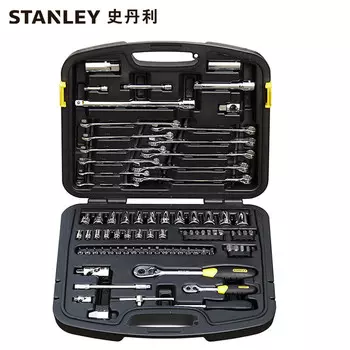 Комплексный набор ключей Stanley из 80 предметов, торцевой инструмент для ремонта автомобилей, торцевой инструмент 94-694-1-22