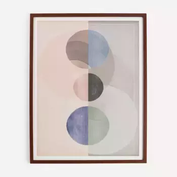 Композиция кругов картина El Corte Ingls, разноцветный