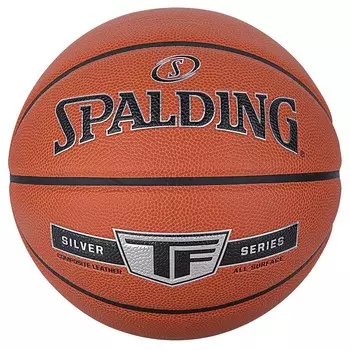 Композитный баскетбольный мяч TF Silver Sz7 Spalding, коричневый