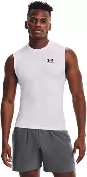 Компрессионная броня Heatgear Armor без рукавов Under Armour, цвет Carbon Heather/Black