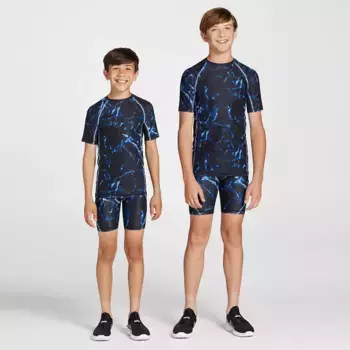 Компрессионная футболка DSG Youth с короткими рукавами, цвет Ice Carve University Navy