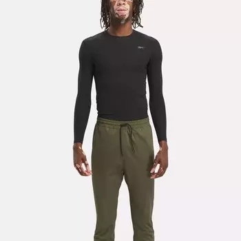 Компрессионная футболка с длинным рукавом Reebok, черный