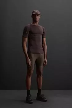 Компрессионная футболка ZARA, бордовый