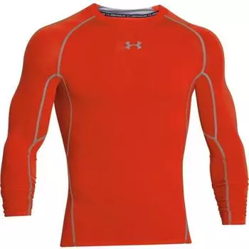 Компрессионная рубашка LS — оранжевая — для взрослых — 3XL UNDER ARMOUR, цвет orange