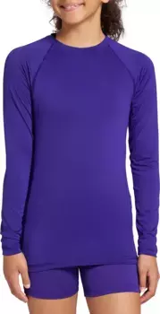 Компрессионная рубашка с длинным рукавом DSG Youth, цвет Team Purple