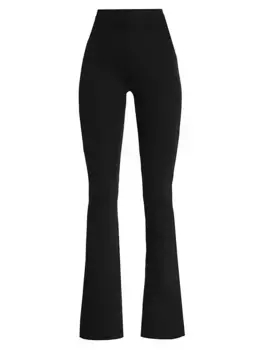 Компрессионные брюки-клеш Commando, черный