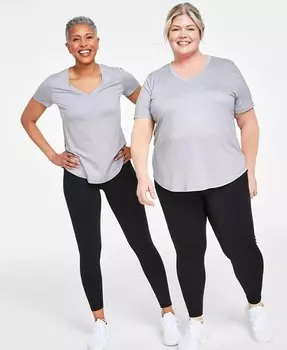 Компрессионные леггинсы больших размеров 7/8 ID Ideology, черный