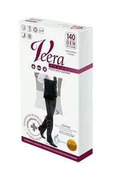 Компрессионные носки Veera Skarpety Przeciwylakowe Mskie 140 Den Kolor Czarny, L