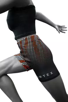 Компрессионные шорты Fairtex Vale Tudo For Women CP13, размер M, черный/оранжевый