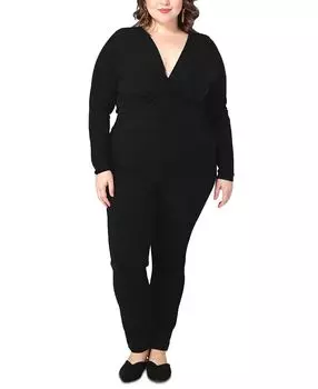 Компрессионные штаны больших размеров Maree Pour Toi, черный