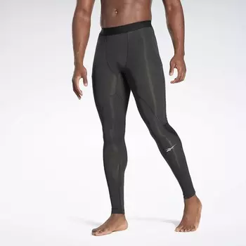 Компрессионные тайтсы для тренировок Reebok, черный