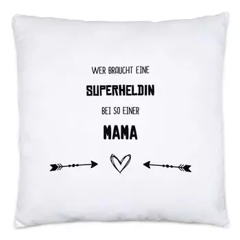 Кому нужна подушка-супергероиня с наполнителем «Лучшая мама в мире» Идея подарка на День матери, День рождения Hey!Print